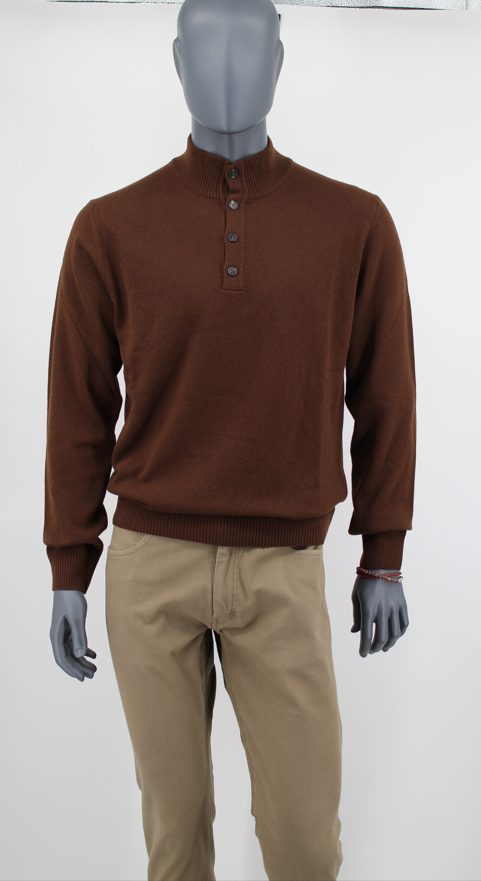 Cashmere Blend Mockneck