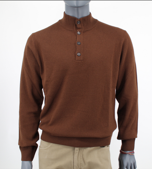 Cashmere Blend Mockneck