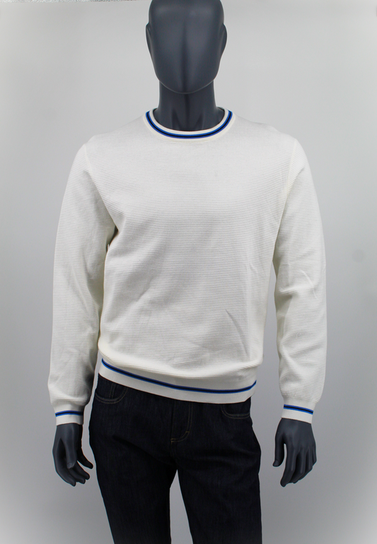 White Crewneck Sweater